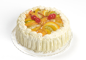 Fruit cream cake